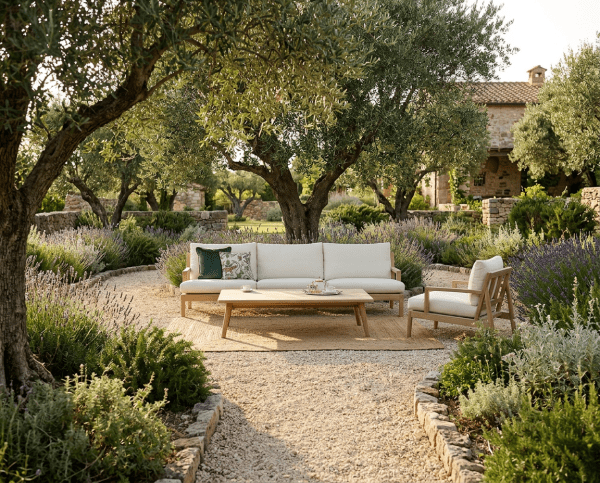 QUEBEC 3-SEATER + CUSHIONS BROKEN WHITE