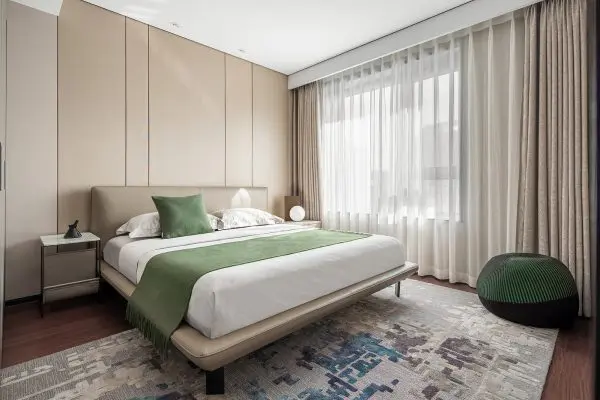 Bed,ELAN-02(FOR 180X200),ALBASTER