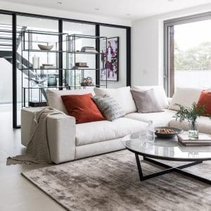 Element Coffee Table, Camerich – CARRARA MARBLE+GREY OAK