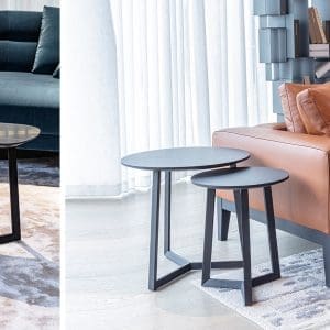 Table d'appoint Teri, Camerich – CHÊNE GRIS