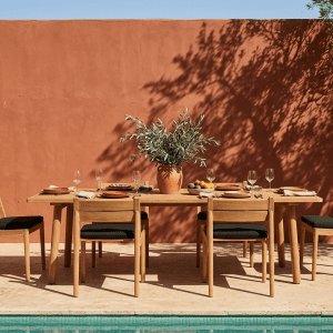 Québec Dining Table (220), GR ollection – TEAK