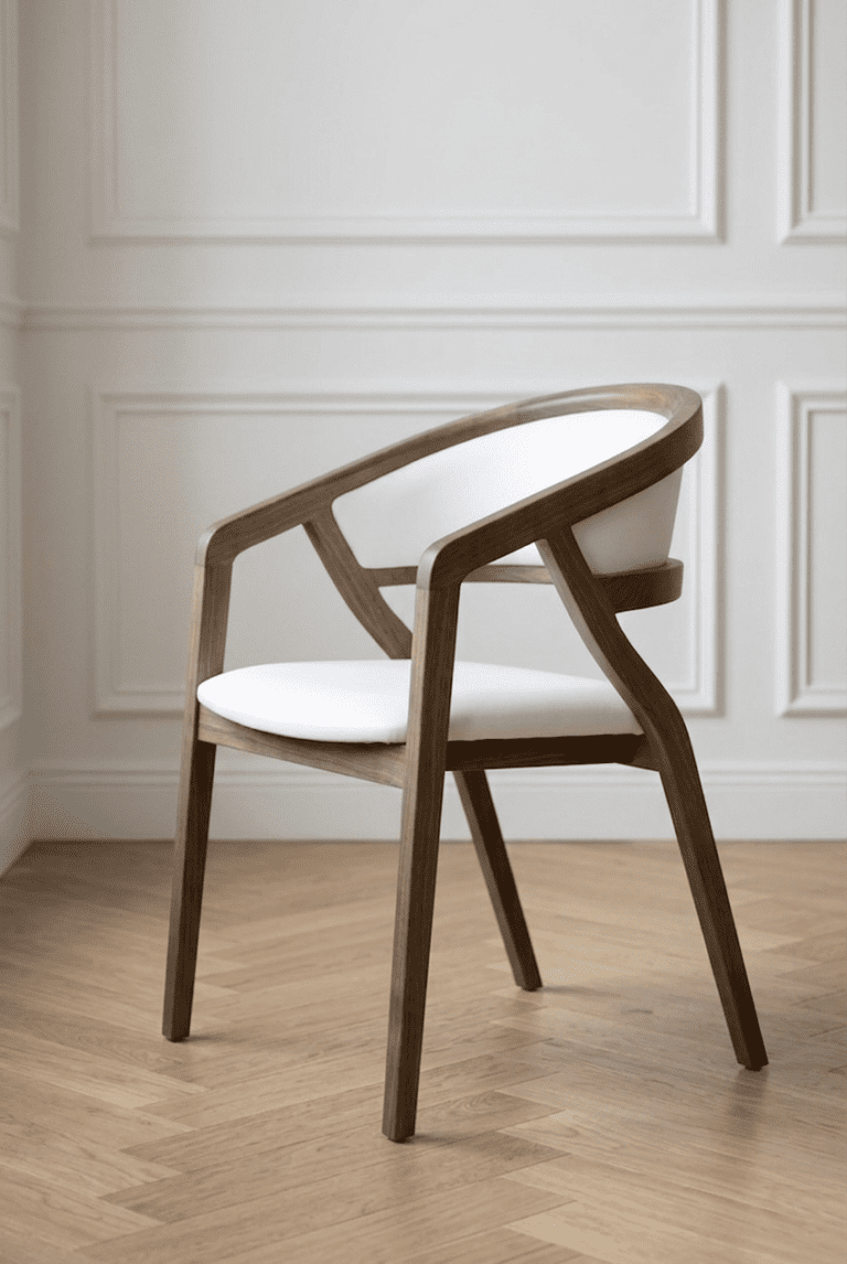 Caribou Chair, GR Collection – NATURAL OAK+WHITE