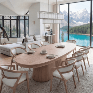Caribou Chair, GR Collection – NATURAL OAK+WHITE