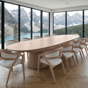 Caribou Chair, GR Collection – NATURAL OAK+WHITE