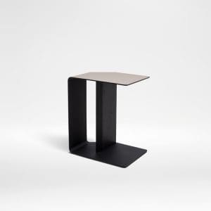 Slice Side Table, Camerich – GREY OAK+TAUPE