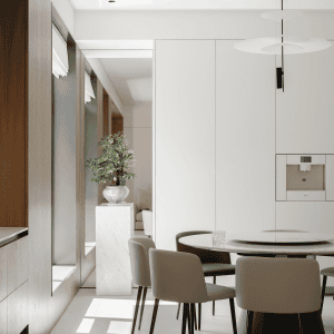 Spin Dining Table, Lazy Susan – CARRARA MARBLE