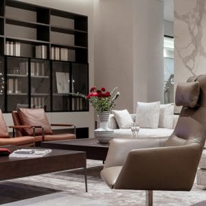 Qing Lounge Chair, Camerich – LIGHT BROWN