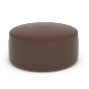 Puck Ottoman, Camerich – LIGHT BROWN