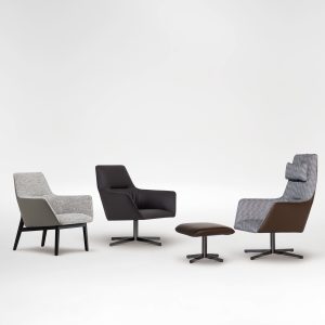 Qing Lounge Chair Swivel, Camerich – SHADOW