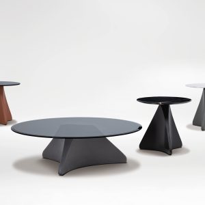 Spin Side Table, Camerich – BLACK METAL+LAUREN BLACK GOLD