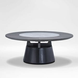 Unity Dining Table, Camerich – GRAPHITE OAK+GREY CERAMIC