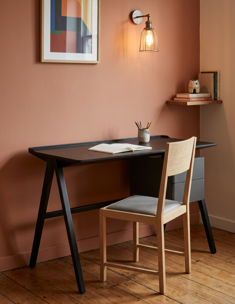 Forma Desk and Baiana Chair