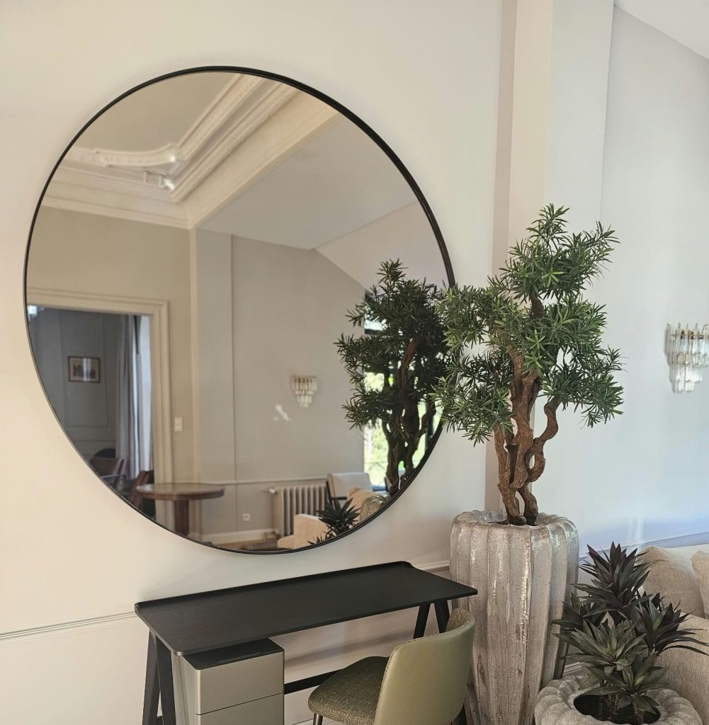 Windsor Bronze Mirror, Grey Oak