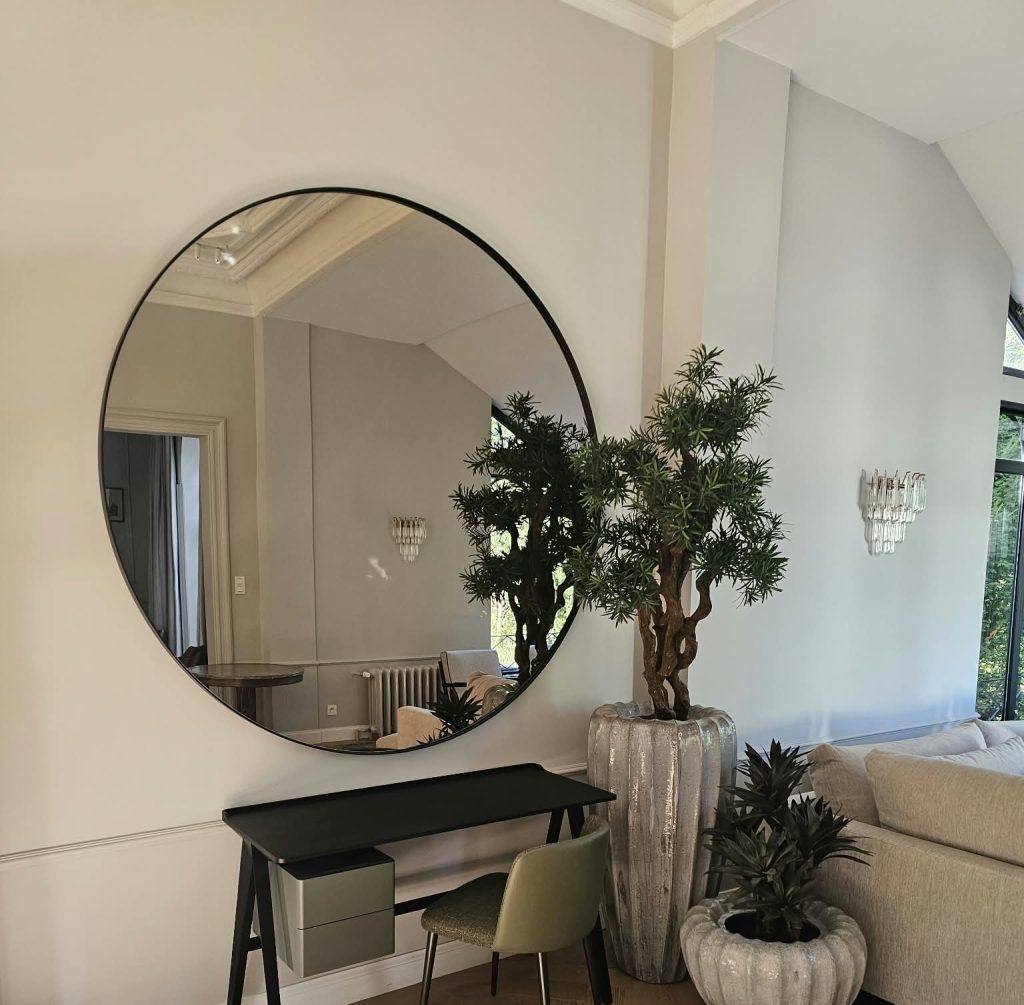 Windsor Bronze Mirror, Grey Oak