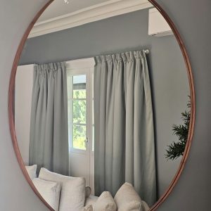 Windsor spiegel (Clear Glass), Walnut, 150 cm – HELDER GLAS/WALNOOT