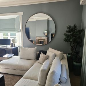 Windsor spiegel (Clear Glass), Walnut, 150 cm – HELDER GLAS/WALNOOT