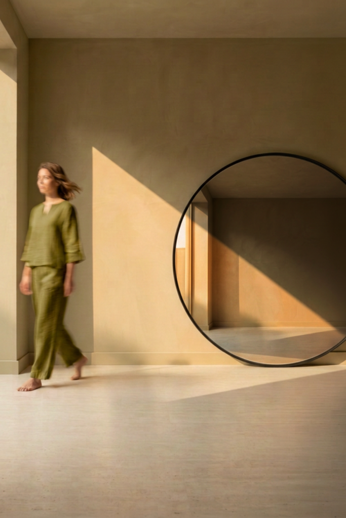 Windsor Mirror (Smoked Glass), Grey Oak, 180 cm – BRONZE MIRROR/SCHWARZ